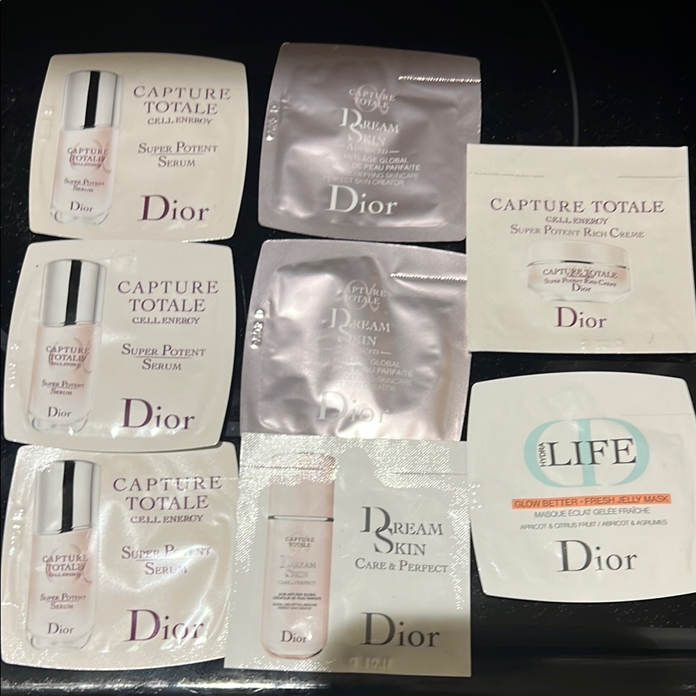 Dior Capture Totale Skincare Set - White and Pink